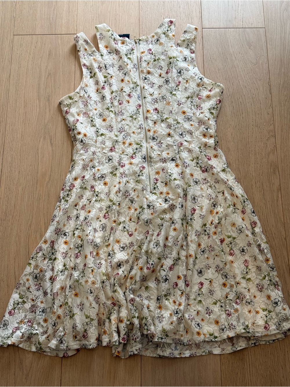 BNWOT Floral Lace Fit & Flare Romantic Garden Party Cottagecore Wedding Guest - Picture 5 of 8